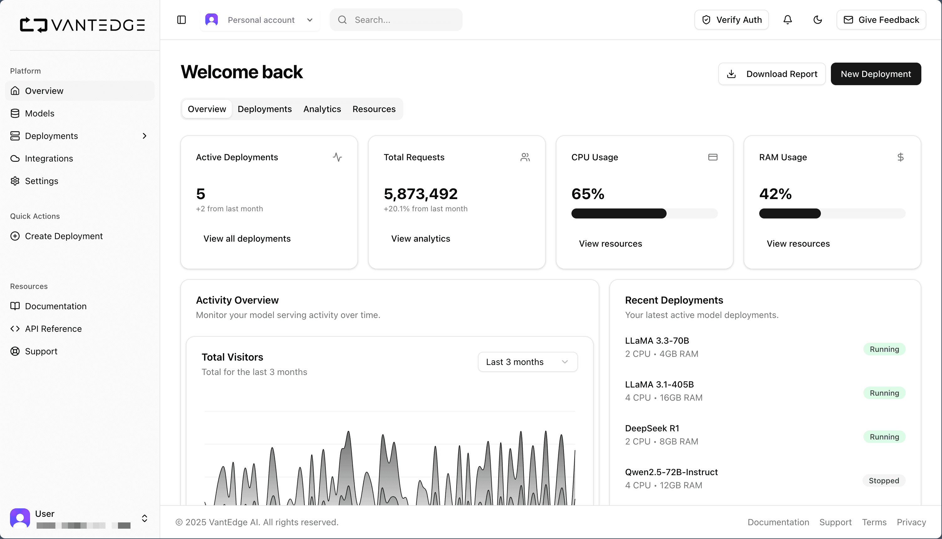 VantEdge AI Infrastructure Platform